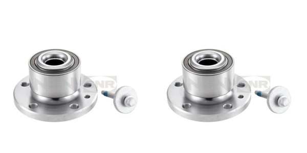 SNR 2X Radnabe Radlagersatz Vorderachse FüR Volvo XC60 V60 156 155 157 BW 135-image