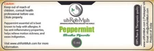 Peppermint Mentha Piperita Conv. --Pure Natural & Undiluted, India