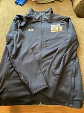 Devon Prep Frozen Tide Ice Hockey Under Armour Full Zip Jacket Mens XXL VG Cond 