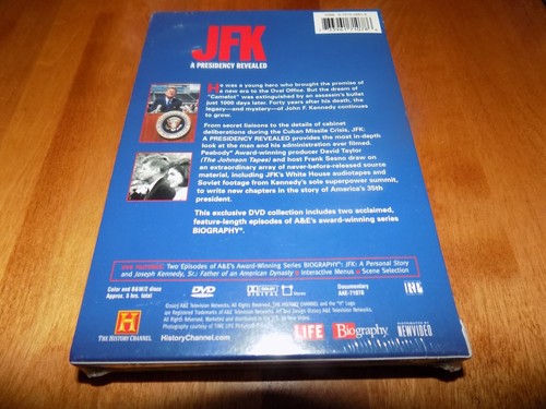 JFK PRESIDENCY REVEALED John F Kennedy Presidential HISTORY CHANNEL DVD SET NEW - Picture 2 of 2