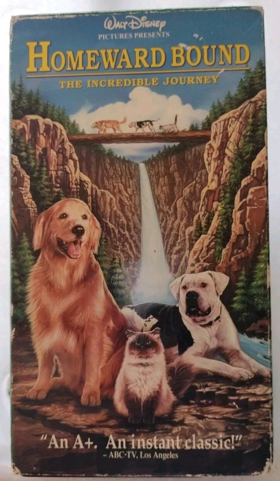 Walt Disney Homeward Bound VHS Open Tapes Foto 2 de 4
