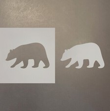Brown Bear Plastic Mylar Stencil Airbrush Painting Art Supplies