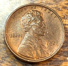 1909 Lincoln Cent Nice Original Brown Choice BU CHRC