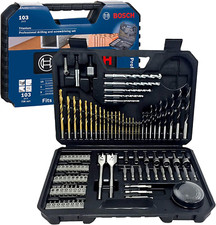 Bosch Professional Set Punte E Bit per Legno, Pietra E Metallo, Accessori per Ut