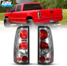 Tail Lights Chrome Clear For 99-06 Chevy Silverado 1500 2500 99-02 Gmc Sierra Tail Lights Chrome Clear For 99-06 Chevy Silverado 1500 2500 99-02 Gmc Sierra