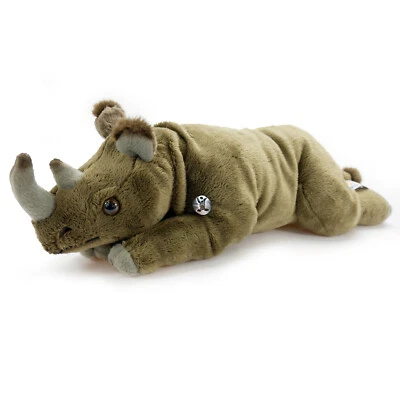 KUSCHELTIERE.BIZ Nashorn Kuscheltier Rhino liegend 31 cm Plüschtier * SPENCER