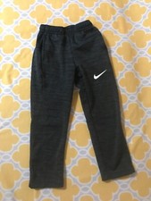 Nike athletic pants, gray, Dri-Fit, size 6/M, boy, girl, elastic waist, used