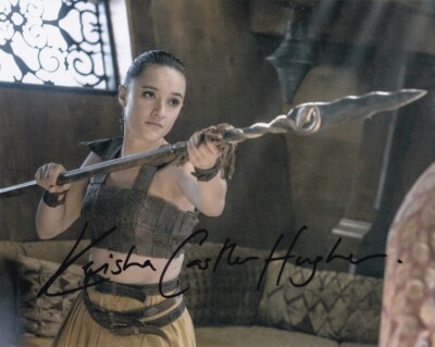 KEISHA CASTLE HUGHES signed autograph 20x25cm GAME THRONES in person autograph