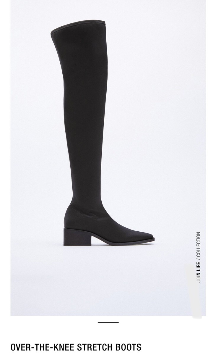 Bottes Over The Knee Zara Taille UK 7.5 / 41 - Neuves En Boîte, Style Tendance Et Sexy