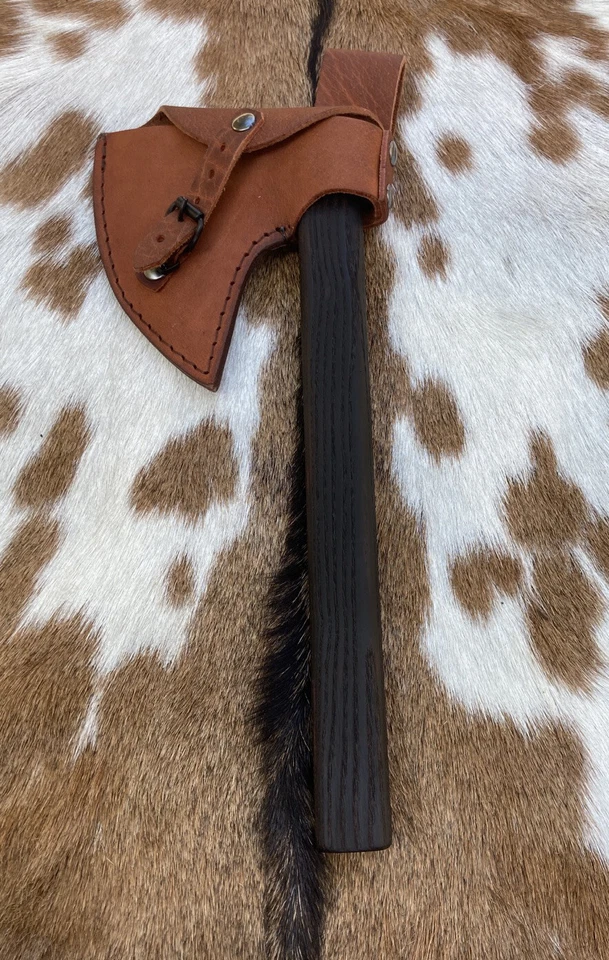 wikinger axt beil mit echt Lederscheider  - Bild 4 von 4