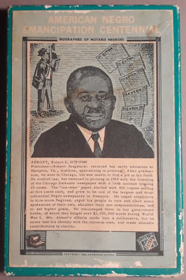 1964 African American Emancipation Centennial Postcard PC Boxed Set (21) D1-EM