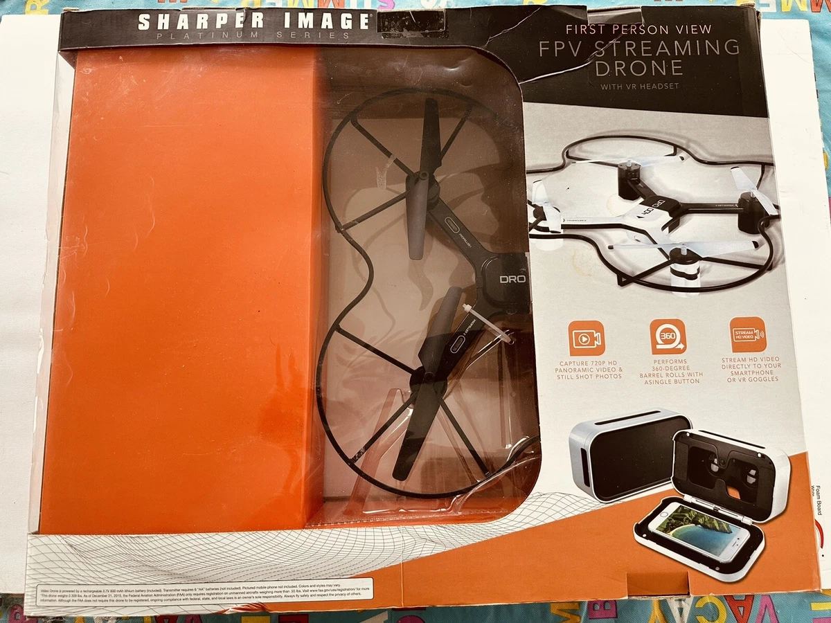 Fpv streaming drone with outlet vr headset