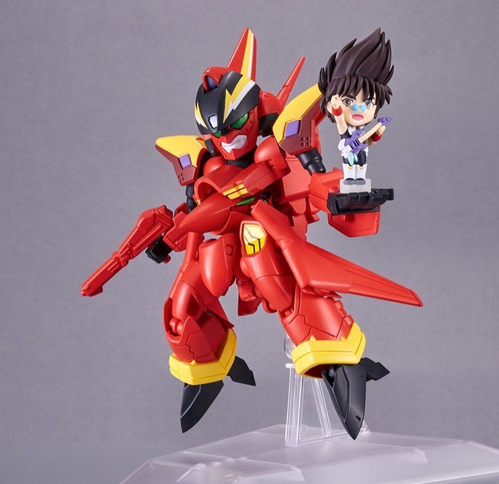 Bandai Tiny Session Macross 7 VF-19 Custom Fire Valkyrie & Basara