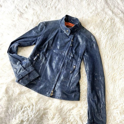 Extreme Tod'S Leather Riders Sheep Jacket - Picture 4 of 12