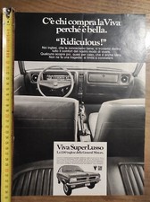 General Motors Viva Super Lusso pubblicità vintage 1971 auto d'epoca advertising