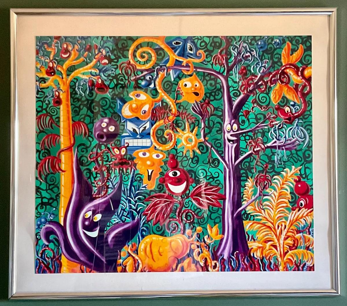 夜空 激レア ケニー・シャーフ Kenny Scharf Cateyeguy 初期 激レア ケニー・シャーフ Kenny Scharf Cateyeguy 初期
