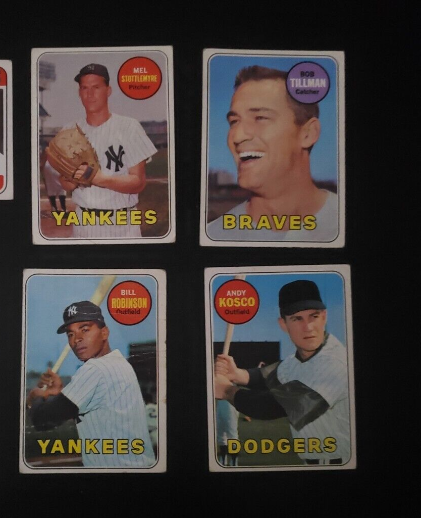 1969 Topps Vintage Baseball Card Lot of 10 Cards eBay