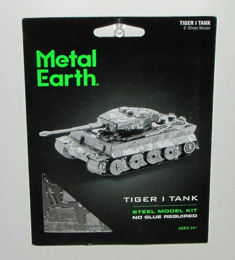 Fascinations Metal Earth Tiger 1 Tank 3D Metal Model Kit
