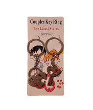 New Love You Lock Key Keychain for Couples