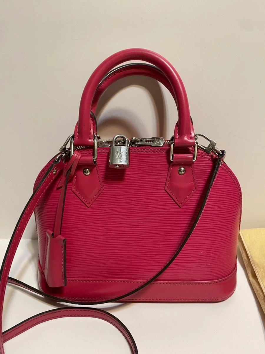 Louis Vuitton Alma Bb Leather Handbag