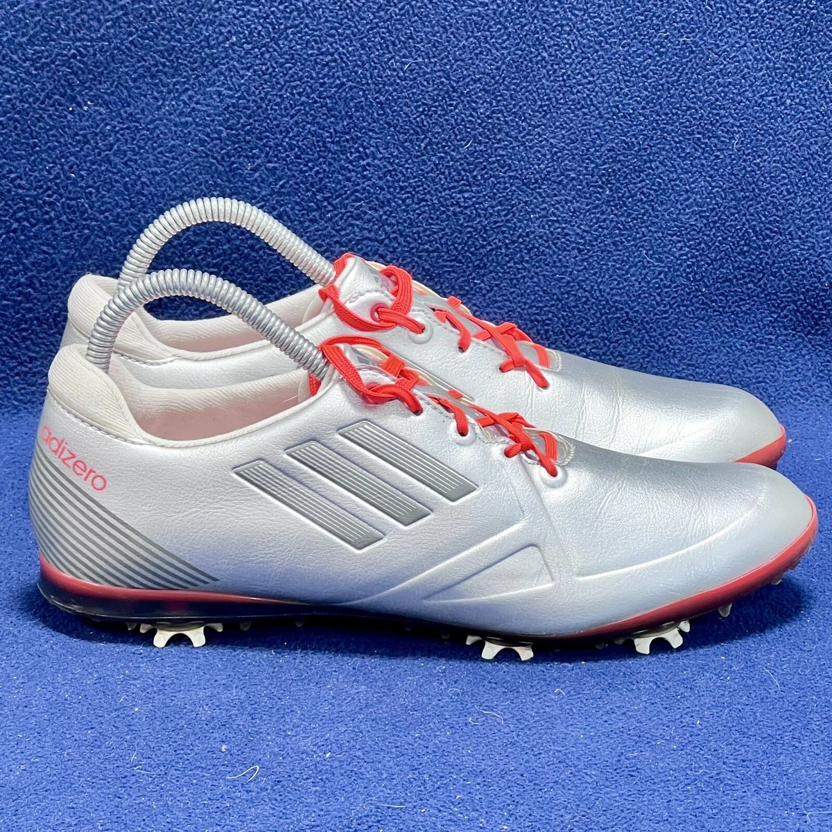むう adidas BOOST TOURゴルフシューズ ホワイト/オレンジ 楽天