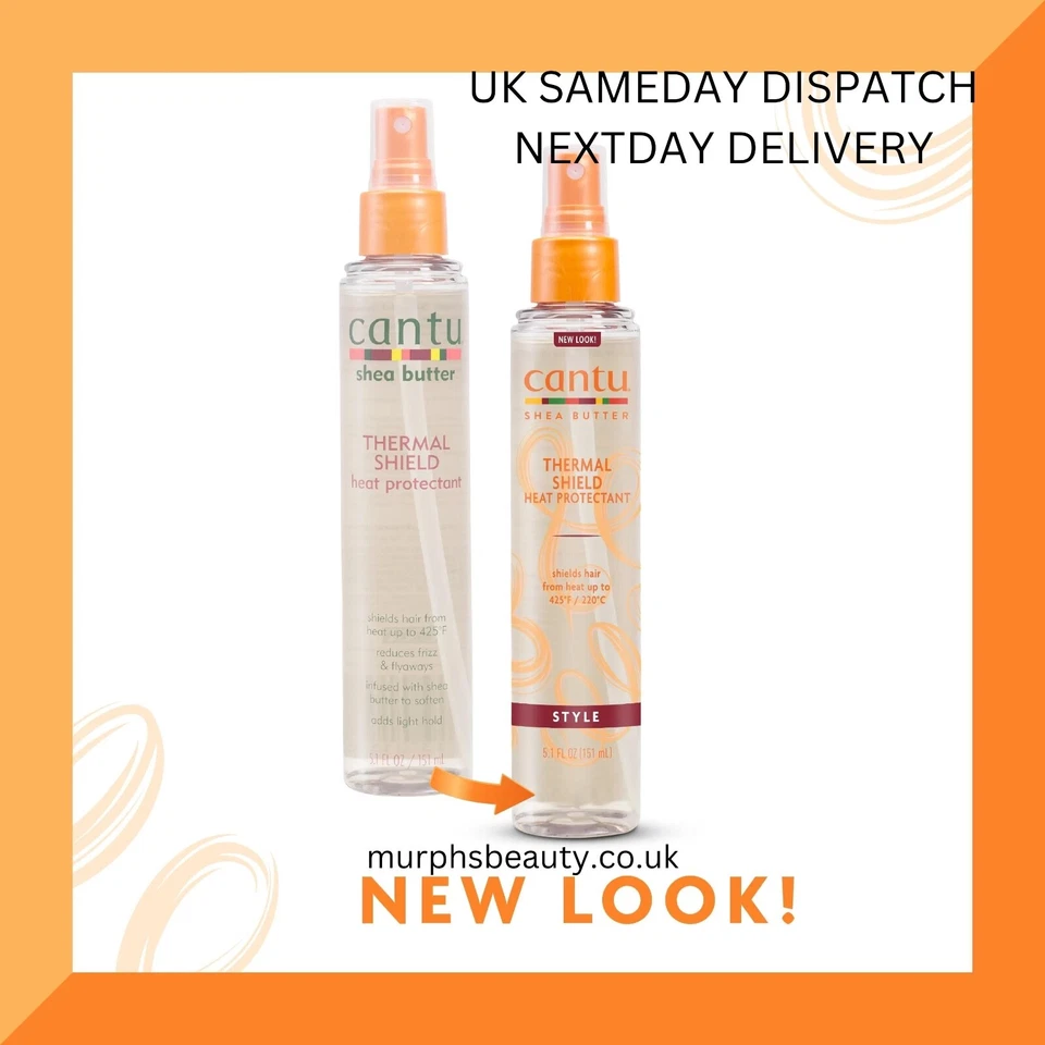 Cantu Shea Butter Thermal Shield Heat Protectant (151ml)