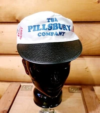 Vtg NOS The Pillsbury Company Bakery Hat Uniform Employee Painter Cap 7-1/4