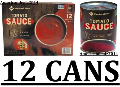 Member's Mark Tomato Sauce (15 oz., 12 ct.),SEALED ITEM!!