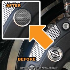 Brembo Front Brake Caliper Insert Set For Harley - Carbon Fiber - 193