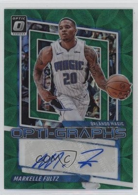 2023-24 Panini Donruss Optic International Green Prizm Markelle Fultz Auto 12z3