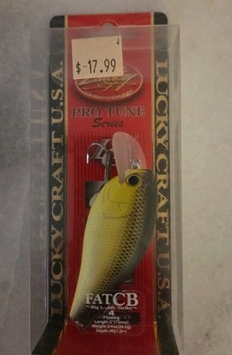 NEW Lucky Craft Fat CB BDS 4 Chartreuse Black B.D.S. Big Daddy Strike Pro Tune