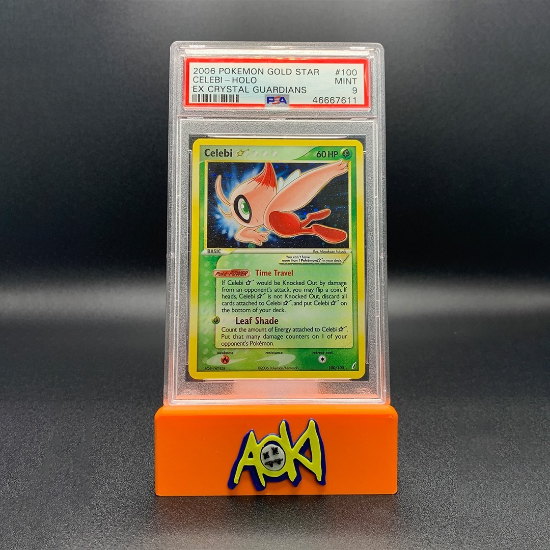 2006 Pokemon Gold Star Ex Crystal Guardians #100 Celebi Holo PSA 9