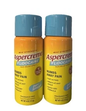 Aspercrem Max Strength Dry Spray 4% Pain Relief 4 Oz Exp 2/2027