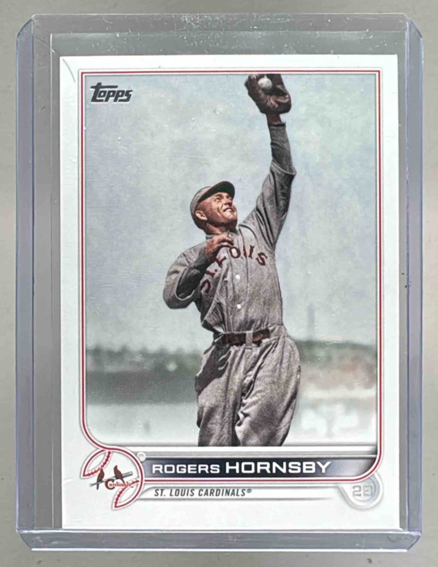 Rogers Hornsby 2022 Topps Update #US60 Legend Variation SP