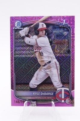 2025 Bowman Chrome Prospects Kyle DeBarge #BCP-139 Fuchsia Refractor 146/199 RC
