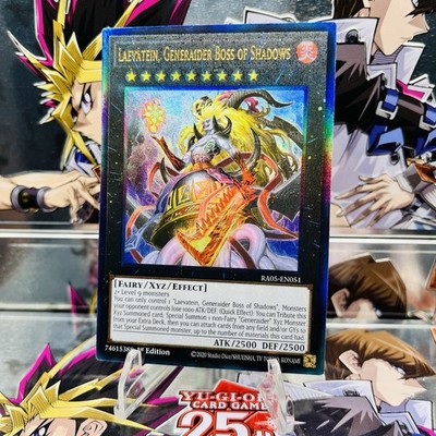 Yugioh Laevatein, Generaider Boss of Shadows RA05-EN051 Ultimate Rare Near Mint