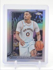 KELDON JOHNSON 2025-26 TOPPS CHROME BASKETBALL REFRACTOR SPURS Q2754