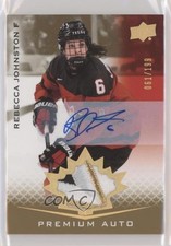 2021 Upper Deck Team Canada Juniors /199 Tier 1 Rebecca Johnston Patch Auto b9t