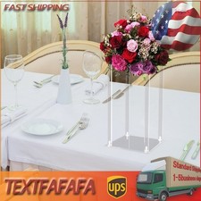 10Pcs Clear Acrylic Flower Stands Wedding Event Party Table Decor Flower Vases