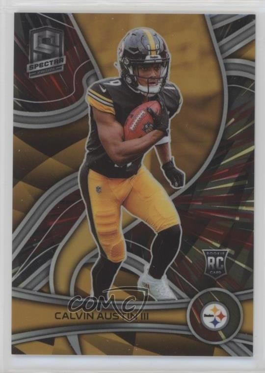 2022 Panini Spectra Rookies Hyper Prizm 16/75 Calvin Austin III #176 z7j