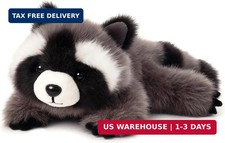 Adorable Raccoon Stuffed Animal Soft Raccoon Plush Toy Cute Birthday Gifts fo...