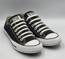 Converse Chuck Taylor All Star Low Ox Black White M9166 Mens 5 Womens 7