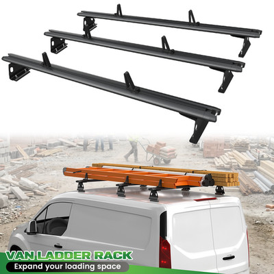 3BARS 53'' Aluminum Van Roof Rack Fit for Ford Transit Connect, Nissan NV200