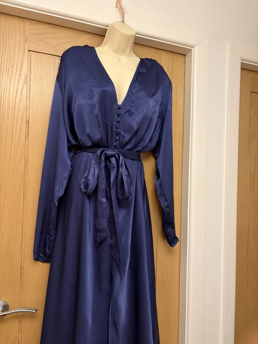 princess polly baby blue dress Ralph Lauren Vintage Rayon Dress