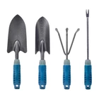 4 Piece Garden Tool Set Heavy Duty, Gardening Hand Tools Work No-Slip Grip Tr...