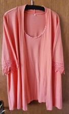 Shirt 2-in-1 Optik GRÖßE 52/54 ORANGE
