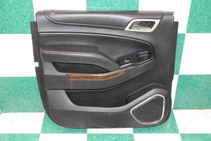 15-20 GM SUV LWB Black Woodgrain Rear Driver Side Left LH Door Trim Panel OEM OE