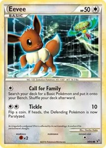 Eevee - 48/90 - Pokemon Undaunted Card NM