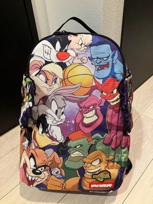 SPRAYGROUND Backpack Space Jam GOOD VS EVIL Rare Laptop Tablet Book NEW