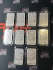 New Listing(10) Bar Lot Vintage 1 Troy Oz .999 Fine Silver National Refiners Sealed 10oz